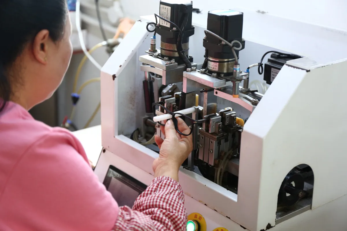 DOMI sunglasses production floor