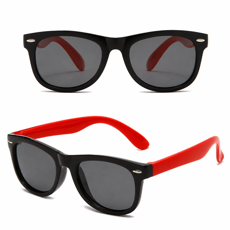 Compact Square TPEE Polarized Sunglasses for Kids DMKIDS-S5007 — main view