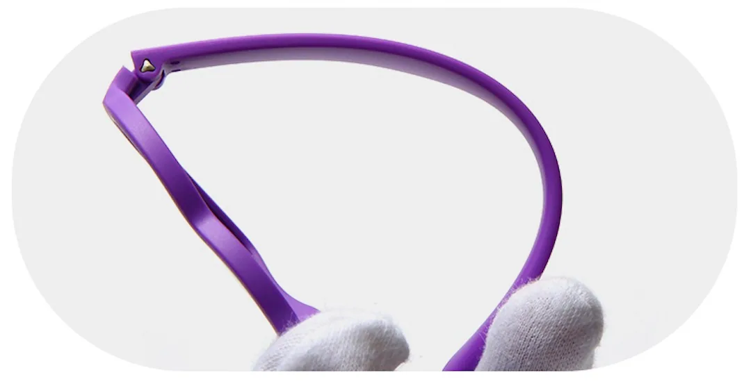 DMKIDS-S5011 flexible TPEE sunglasses frame demonstration