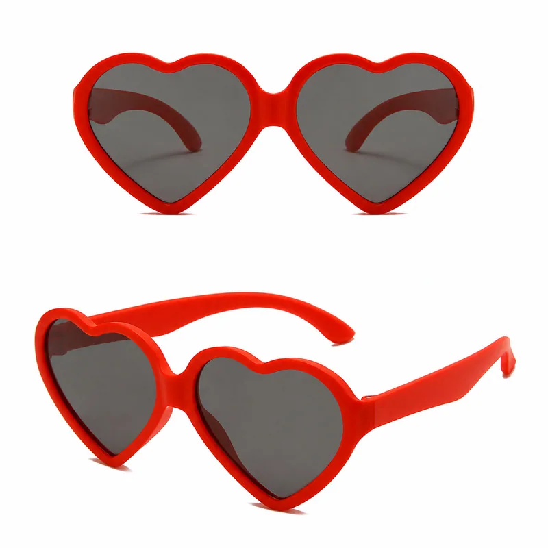 Heart-Shaped TPEE Polarized Sunglasses for Kids DMKIDS-S5011 — main view